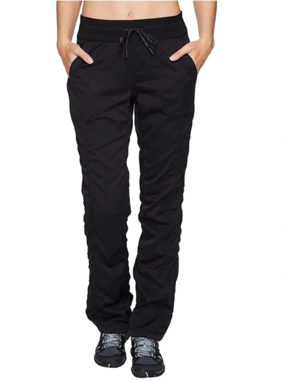 NWT The North Face Black Women's Aphrodite 2.9 Drawstring Track Pants 3X petite